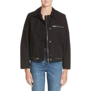 Proenza Schouler PSWL Military Jacket Zippered Boxy